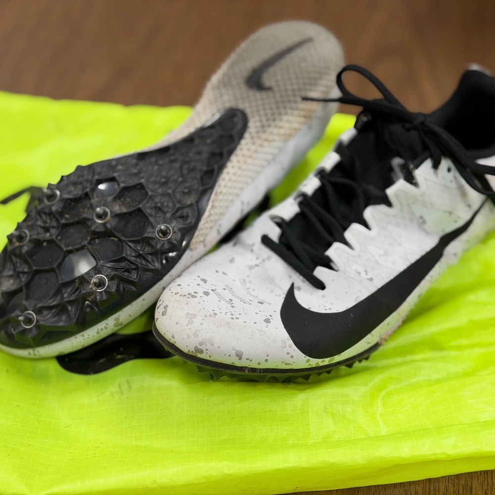 Nike Black and white track shoes